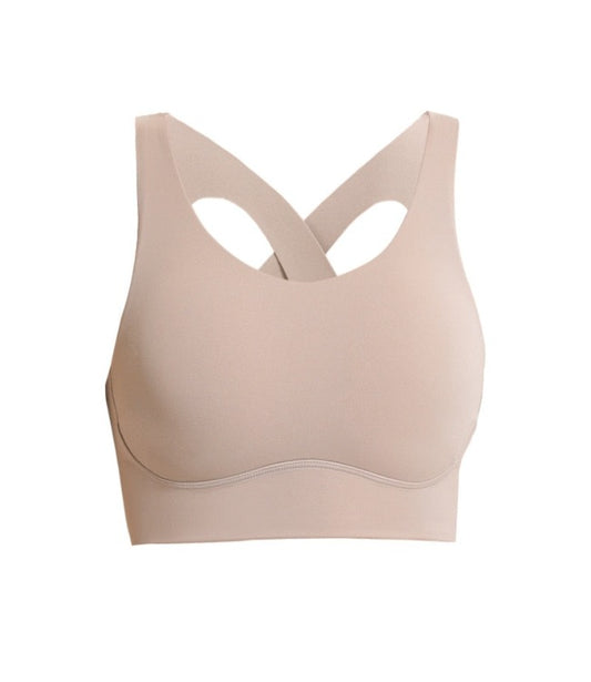 Cross Back Padded Workout Bra
