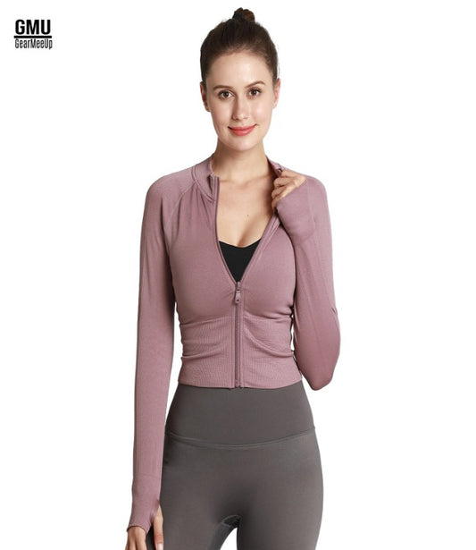 SculptKnit Sports Workout Jacket