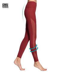 High-Waisted Pocket Compression Mesh Legging