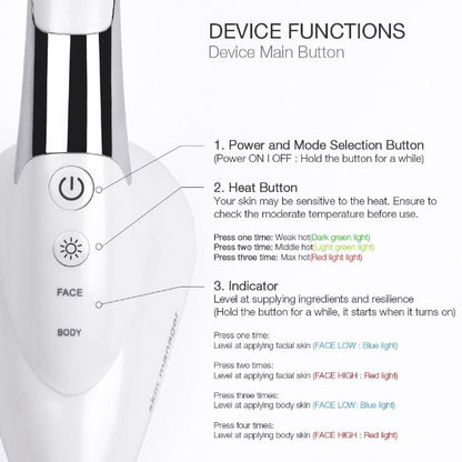 Microcurrent Ion Skin Tightening Wrinkle Remover Device - GearMeeUp