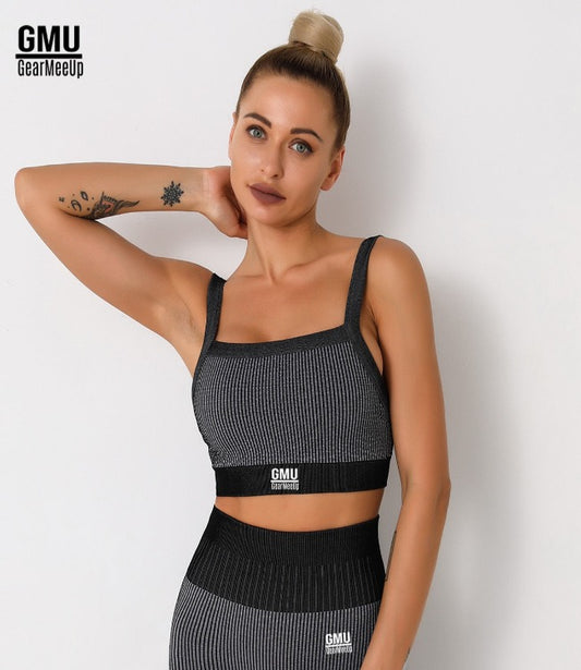 GearMeeUp Rib Vital Seamless Sports Bra
