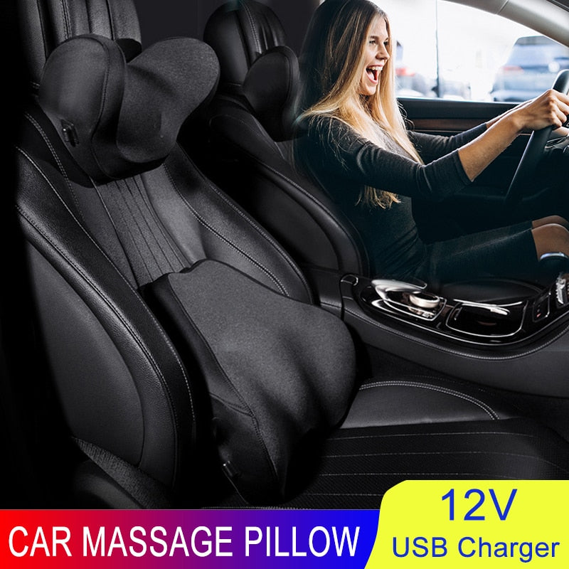 Heated Car Cushion Massager 4D Design