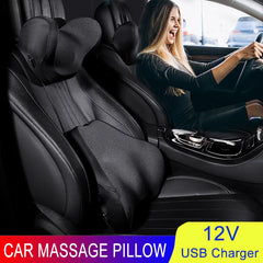 Upgraded Heated Car Cushion Massager With 4D Design