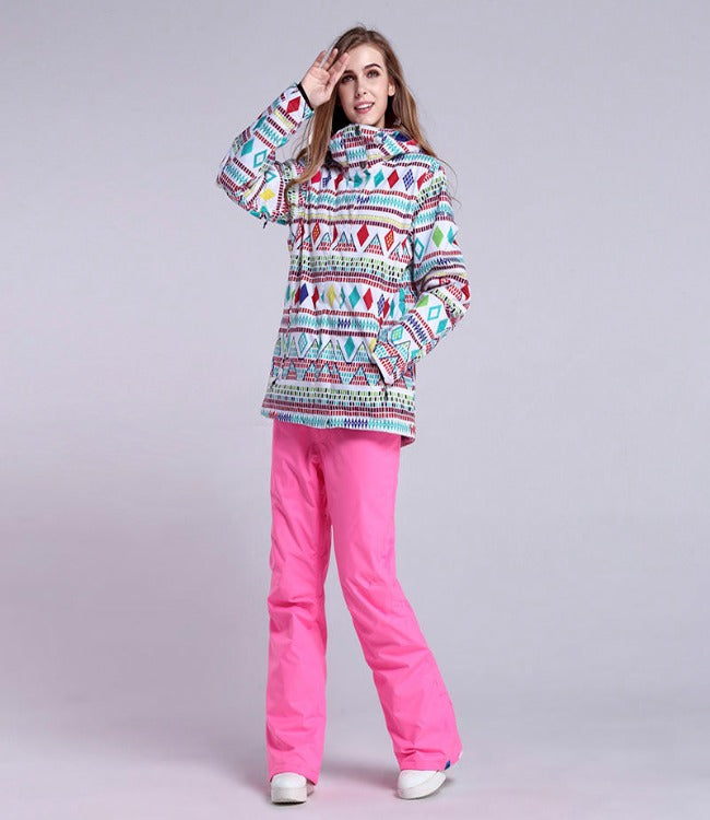 GearMeeUp | Multi-Colour Women Rider Ski Jacket