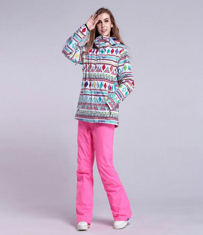 GearMeeUp | Multi-Colour Women Rider Ski Jacket