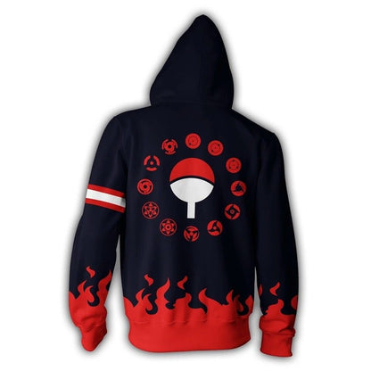 Limited Naruto Anime 3D Printed Sweatshirt Jacket - GearMeeUp
