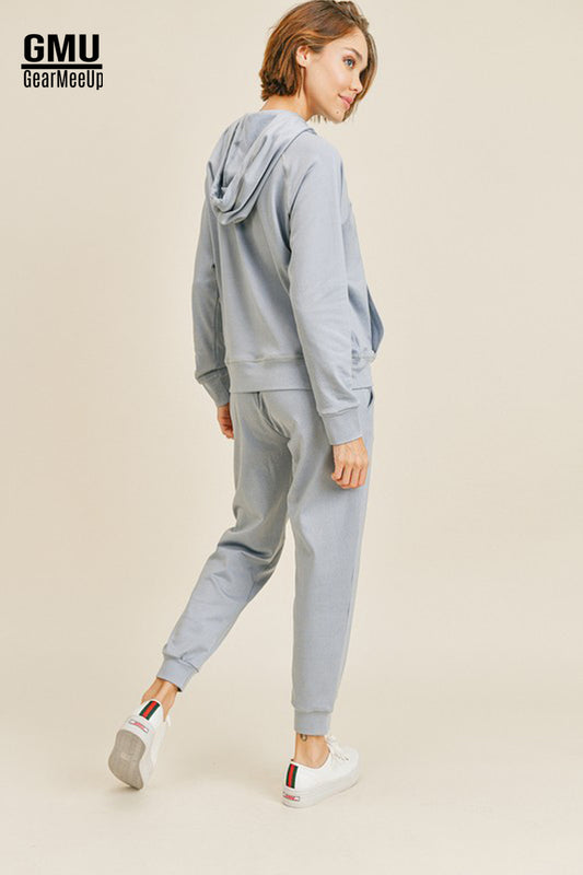 Fleece-Lined Pullover and Jogger Set