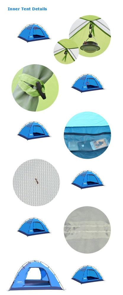 Double Layer Instant Setup Tent - GearMeeUp