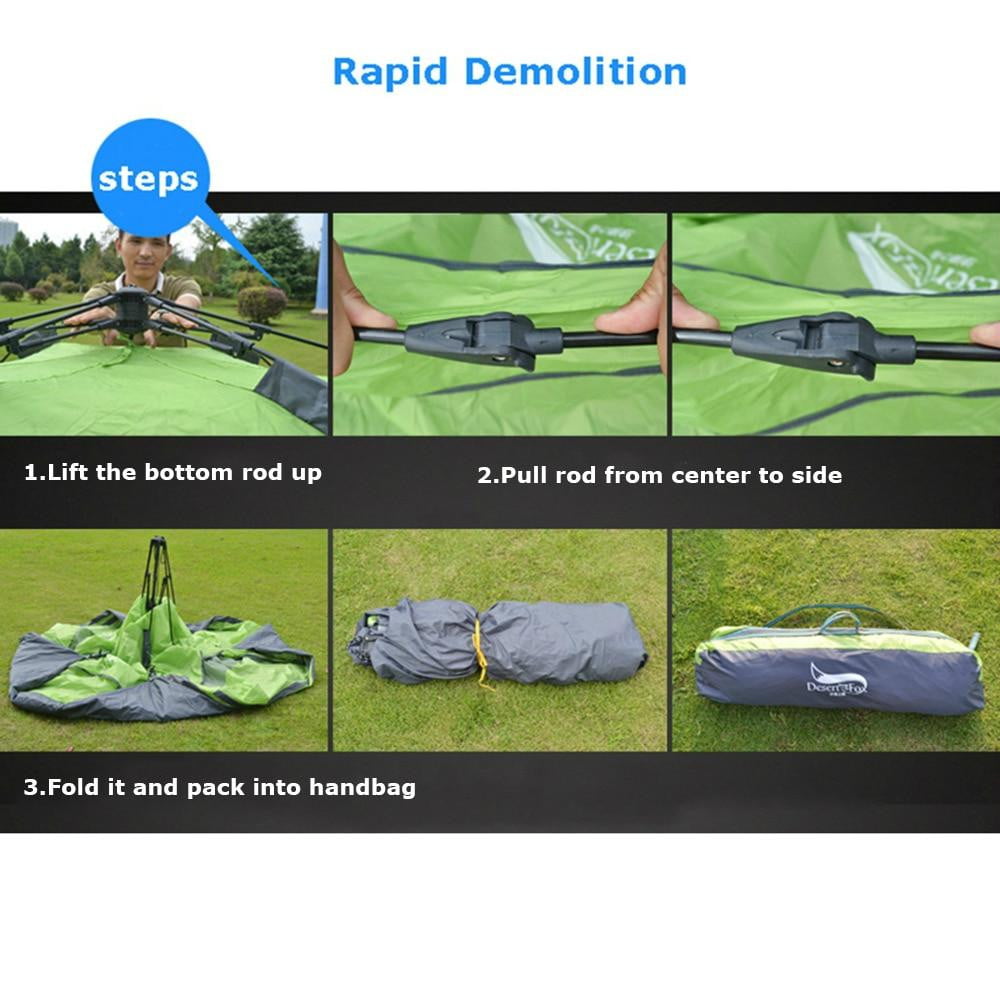 Double Layer Instant Setup Tent - GearMeeUp