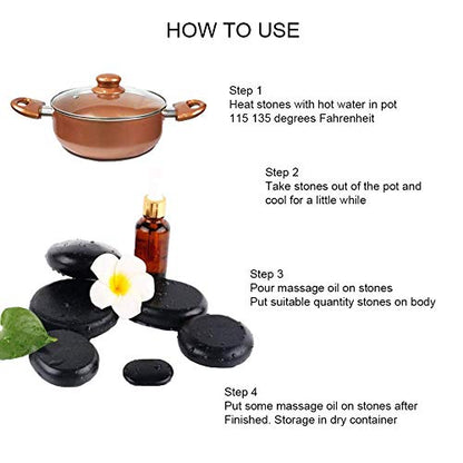 Natural Lava Basalt Massage Stone - GearMeeUp