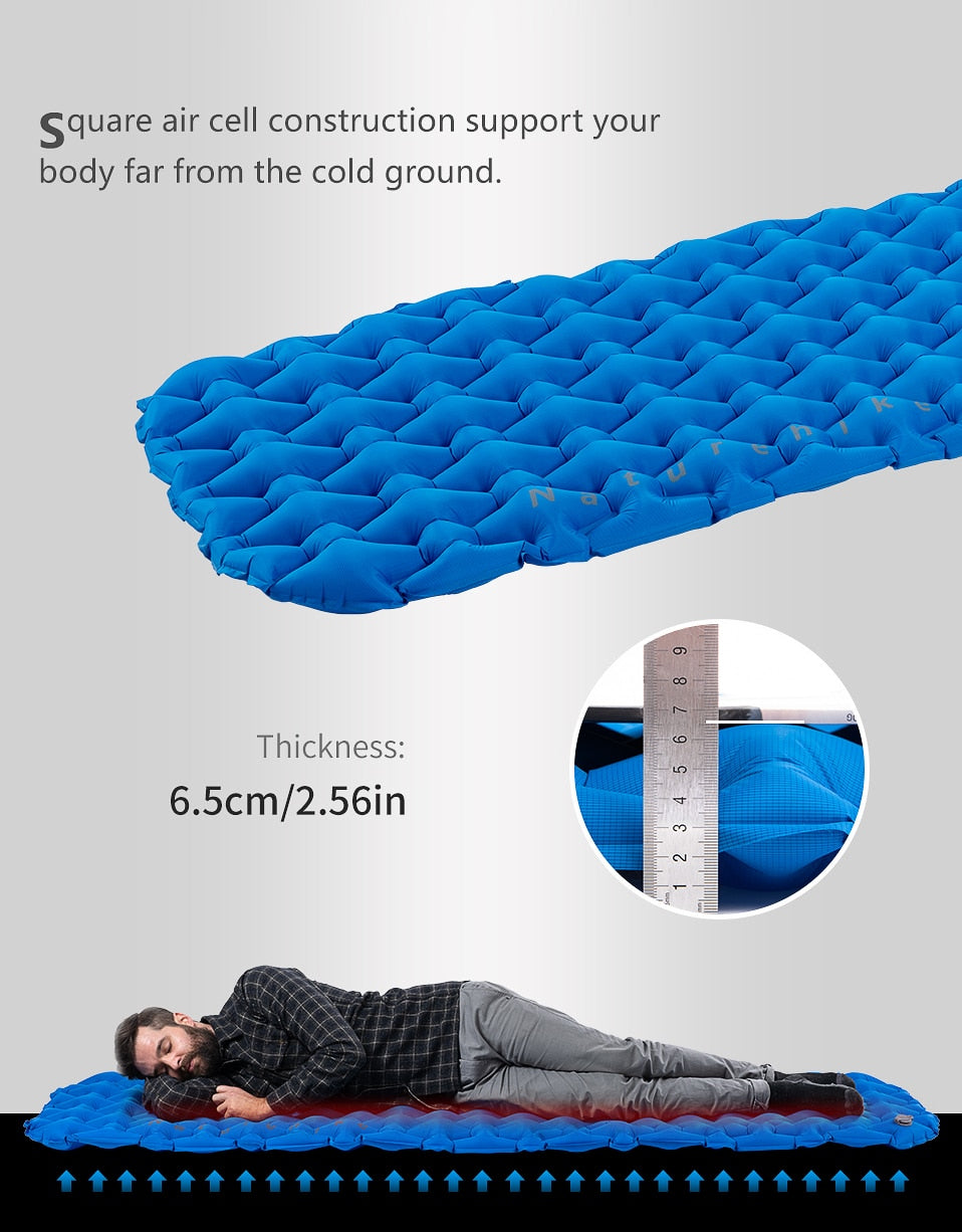 Lightweight Moisture-Proof Inflatable Camping Mat - GearMeeUp