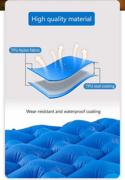 Lightweight Moisture-Proof Inflatable Camping Mat - GearMeeUp