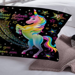 Lovely Rainbow Unicorn Pattern Bedding Set - GearMeeUp