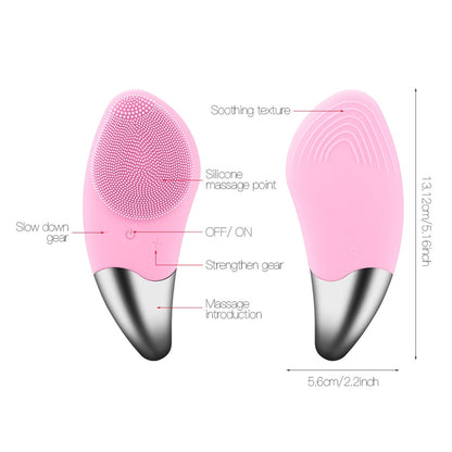Waterproof Sonic Facial Cleaner Massager - GearMeeUp