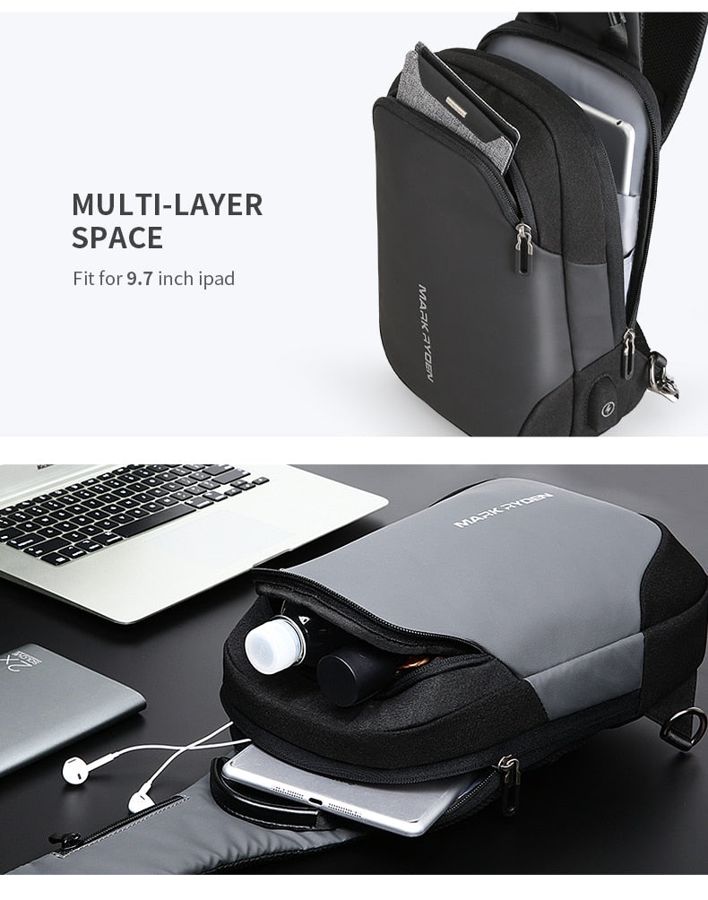 Anti Theft Waterproof Crossbody Bag - GearMeeUp