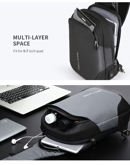 Anti Theft Waterproof Crossbody Bag - GearMeeUp