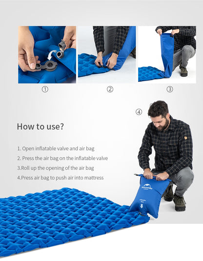 Lightweight Moisture-proof 2 Person Air Mattress - GearMeeUp