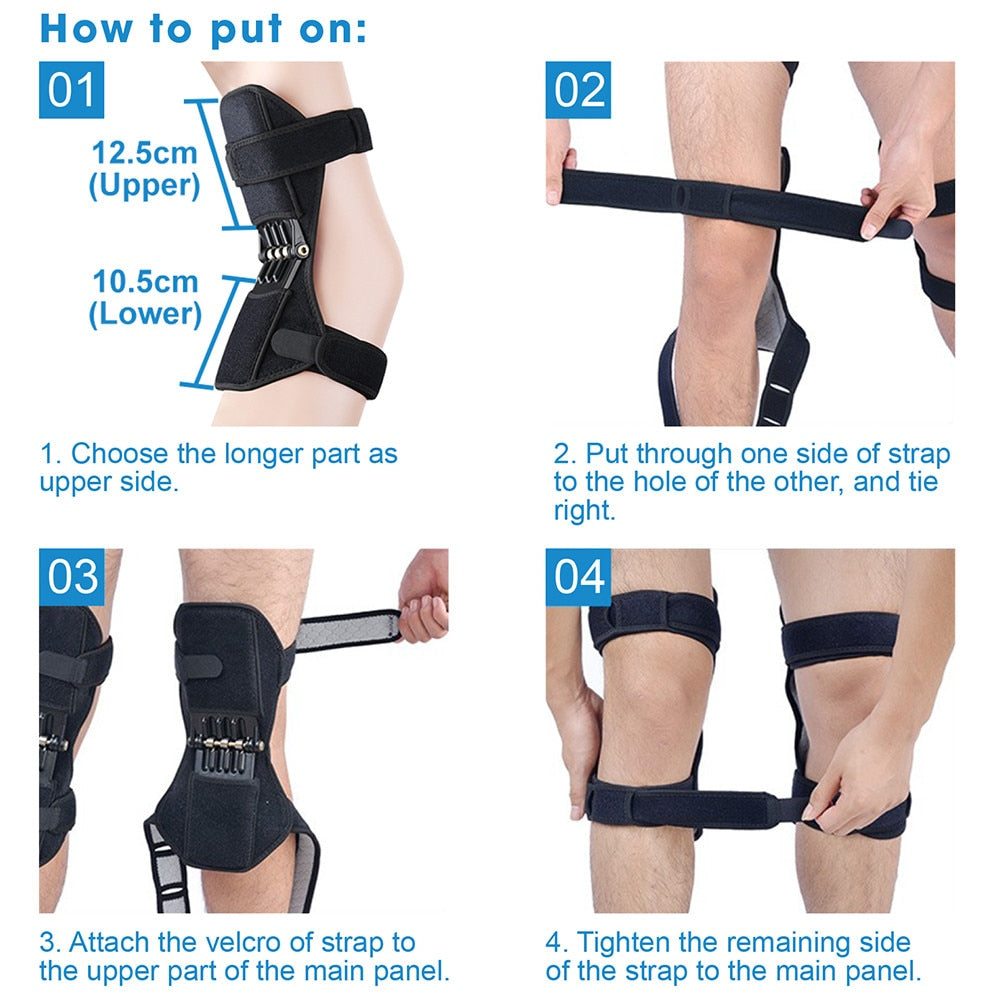 Power Leg Non-slip Joint Support Knee Pads - GearMeeUp