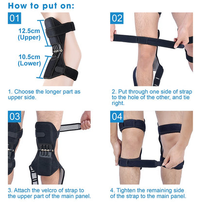 Power Leg Non-slip Joint Support Knee Pads - GearMeeUp