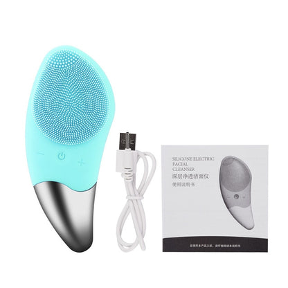 Waterproof Sonic Facial Cleaner Massager - GearMeeUp
