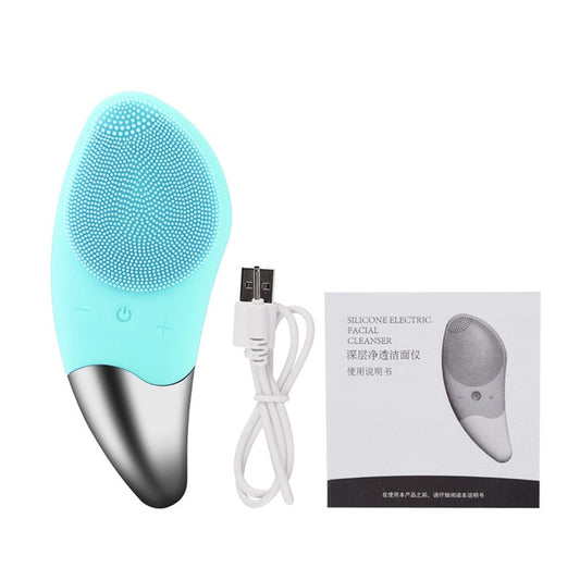 Waterproof Sonic Facial Cleaner Massager - GearMeeUp