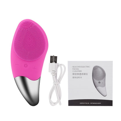 Waterproof Sonic Facial Cleaner Massager - GearMeeUp