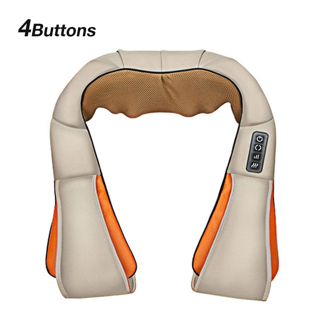 Multifunction Shiatsu Shawl Heated Massager - GearMeeUp