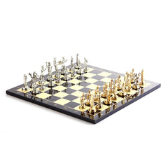 Historical Rome Figures Metal Chess Set - GearMeeUp
