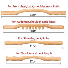 4 PC Wooden Stick Relaxation Massage Tool - GearMeeUp