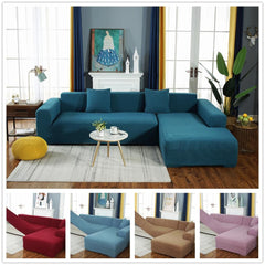 Limited Solid Colour Knit Spandex Couch Cover - GearMeeUp