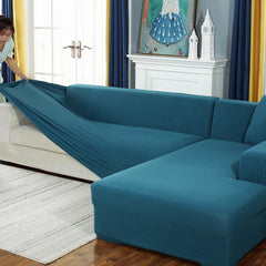 Limited Solid Colour Knit Spandex Couch Cover - GearMeeUp