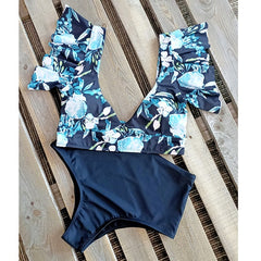 NIKKA™ Ruffled Sleeves Swimwear - GearMeeUp