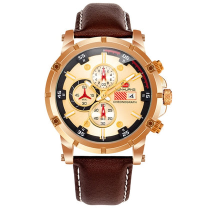 Stylish Wood Chronograph Military Mens Watch - GearMeeUp