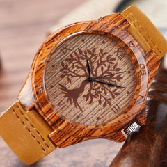 Creative Design Wood Watch - GearMeeUp