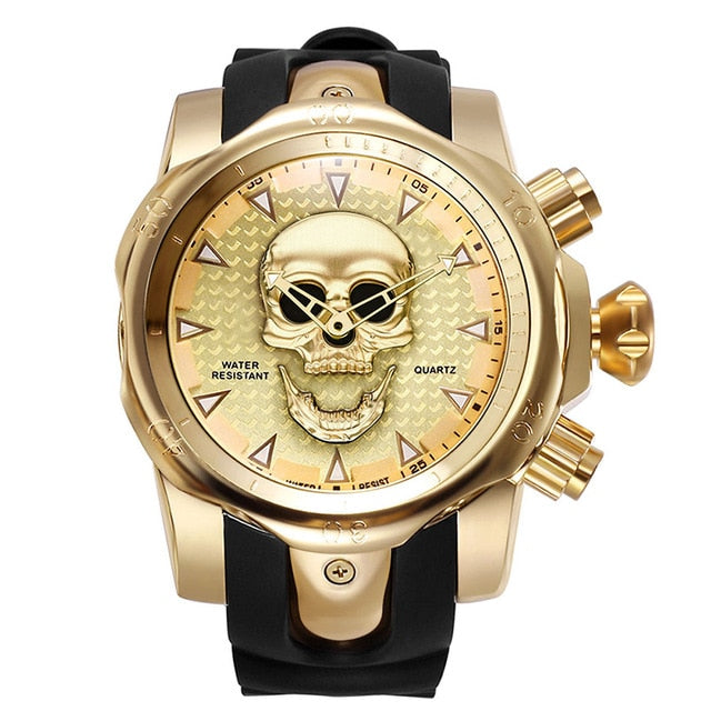 Skull Fashion Men's Wristwatch - GearMeeUp