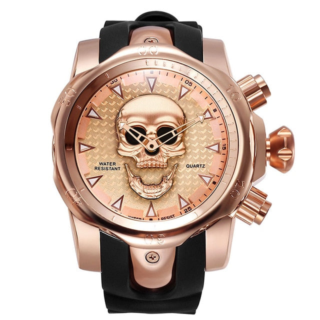 Skull Fashion Men's Wristwatch - GearMeeUp