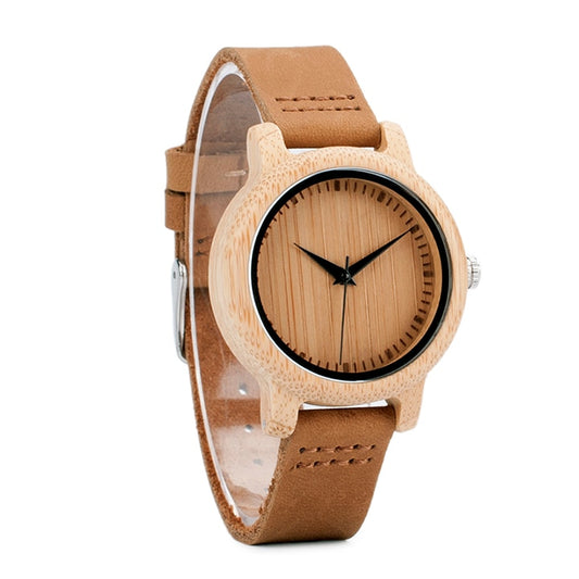 Classic Natural Bamboo Watch - GearMeeUp