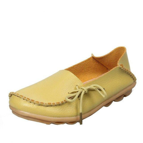 Spring Leather Loafers for Women - GearMeeUp