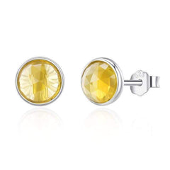 Birthstone Crystal Stud Earrings - GearMeeUp