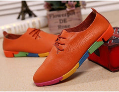 Breathable Genuine Leather Shoes for Women - GearMeeUp