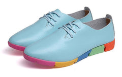 Breathable Genuine Leather Shoes for Women - GearMeeUp