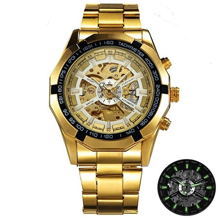 Limited Automatic Skeleton Vintage Mens Watch - GearMeeUp