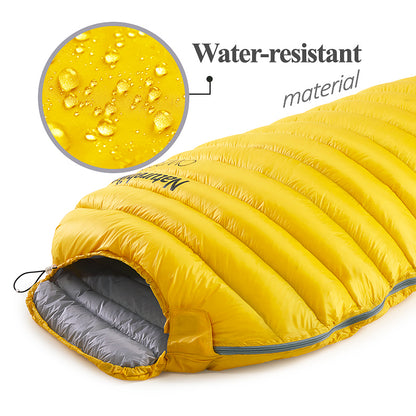 Ultralight Outdoor White Goose Down Mummy Sleeping Bag - GearMeeUp