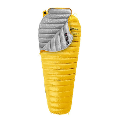 Ultralight Outdoor White Goose Down Mummy Sleeping Bag - GearMeeUp