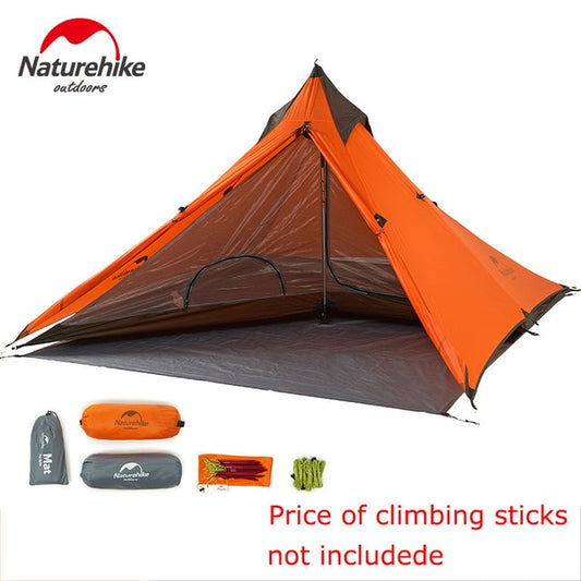 Ultralight Pyramid Outdoor Hiking Tent - GearMeeUp