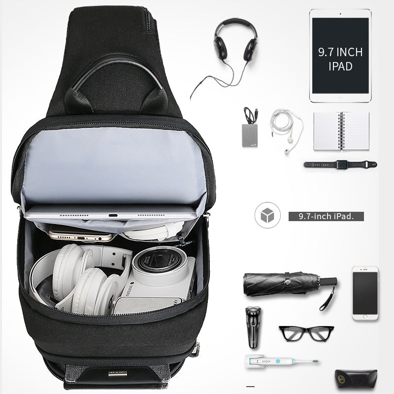 Anti Theft Waterproof Crossbody Bag - GearMeeUp
