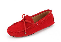 Suede Women's Casual Loafers - GearMeeUp