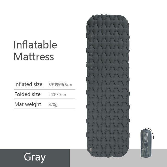 Lightweight Moisture-Proof Inflatable Camping Mat - GearMeeUp