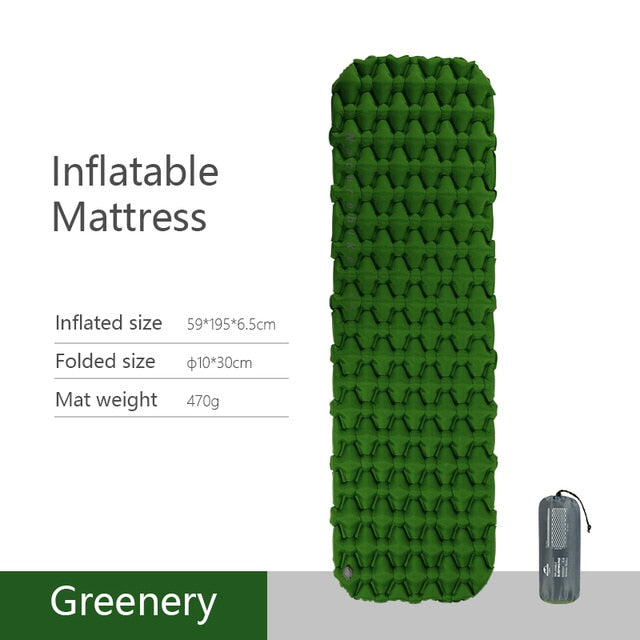 Lightweight Moisture-Proof Inflatable Camping Mat - GearMeeUp