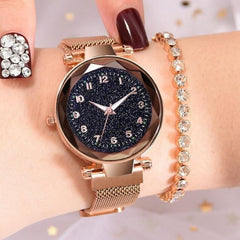 Classic Luxury Luminous Starry Sky Magnetic Watch - GearMeeUp